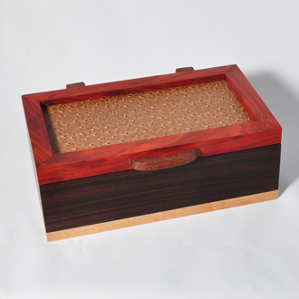 Padauk Rosewood leather Lacewood